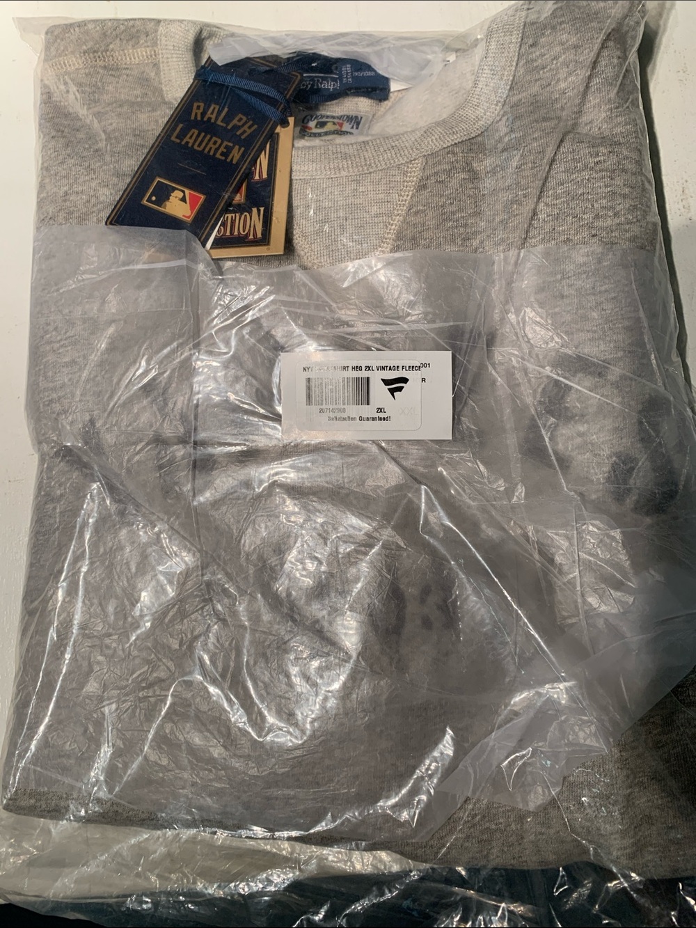 Ralph Lauren Gray 'Yankees 1903' Pullover Sweatshirt
